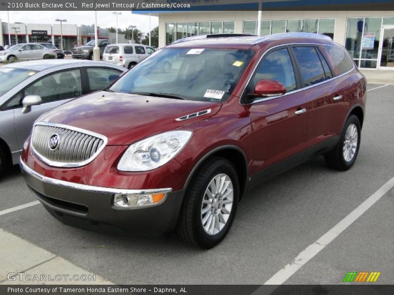 Red Jewel Tintcoat / Cashmere/Cocoa 2010 Buick Enclave CXL