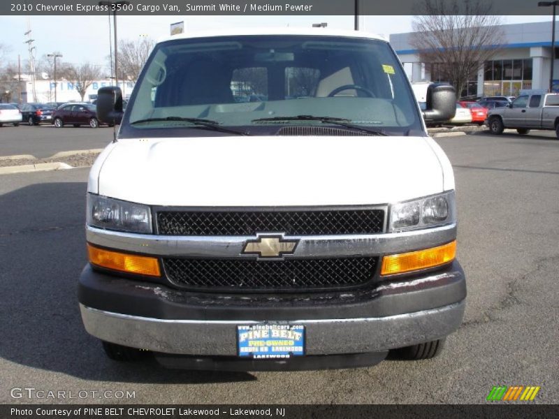Summit White / Medium Pewter 2010 Chevrolet Express 3500 Cargo Van
