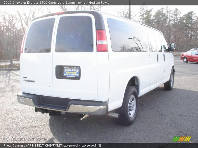 Summit White / Medium Pewter 2010 Chevrolet Express 3500 Cargo Van