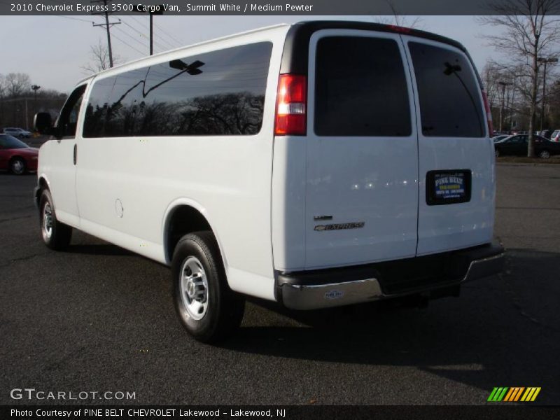 Summit White / Medium Pewter 2010 Chevrolet Express 3500 Cargo Van