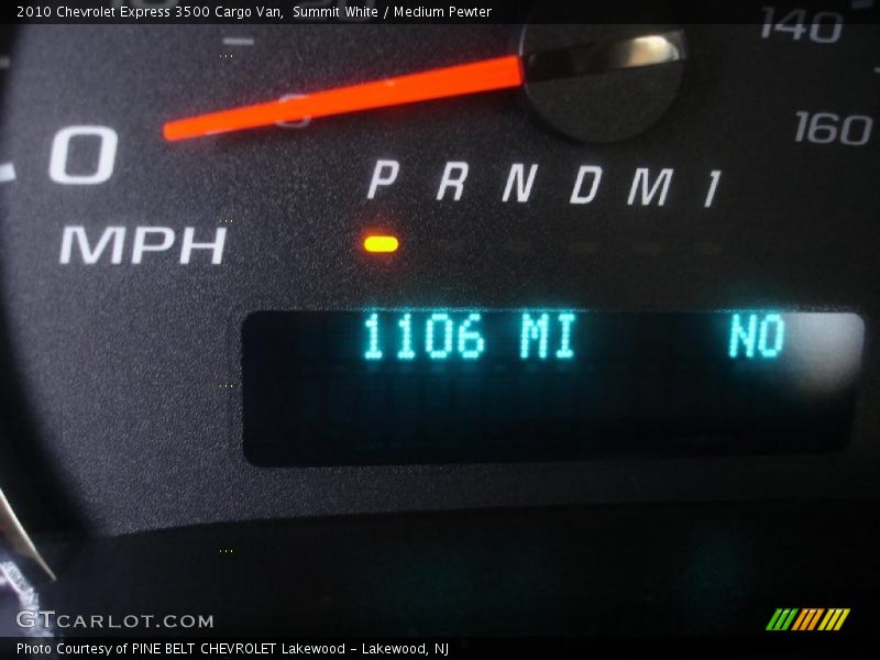 Summit White / Medium Pewter 2010 Chevrolet Express 3500 Cargo Van