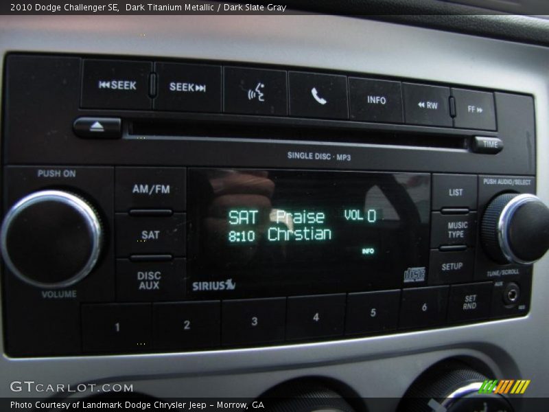 Dark Titanium Metallic / Dark Slate Gray 2010 Dodge Challenger SE