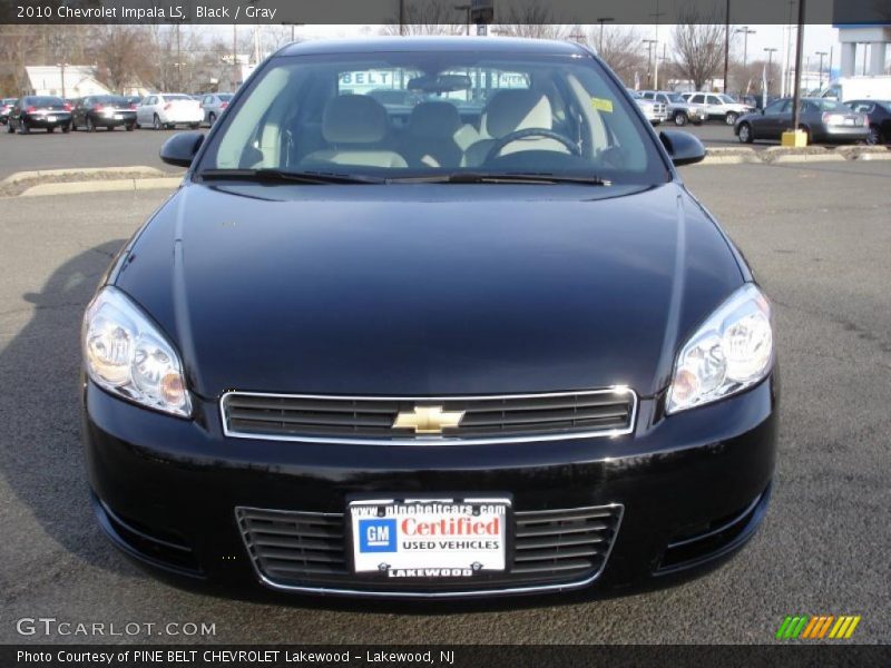 Black / Gray 2010 Chevrolet Impala LS