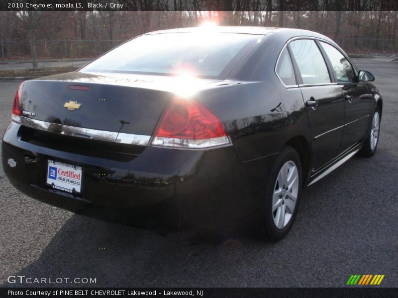 Black / Gray 2010 Chevrolet Impala LS