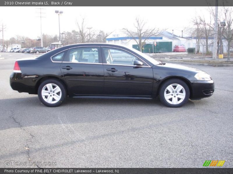 Black / Gray 2010 Chevrolet Impala LS