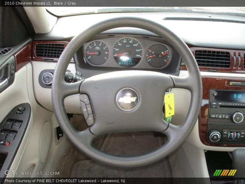 Black / Gray 2010 Chevrolet Impala LS