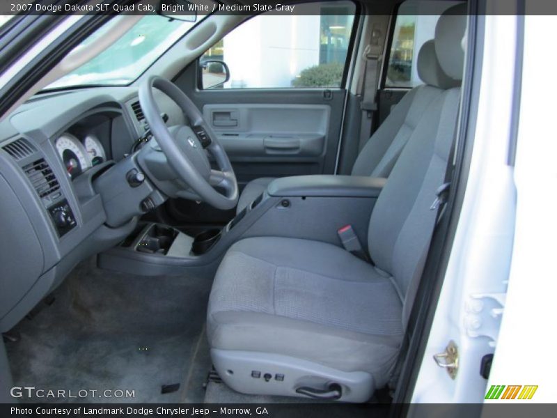  2007 Dakota SLT Quad Cab Medium Slate Gray Interior