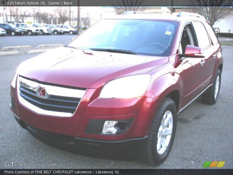 Garnet / Black 2010 Saturn Outlook XE