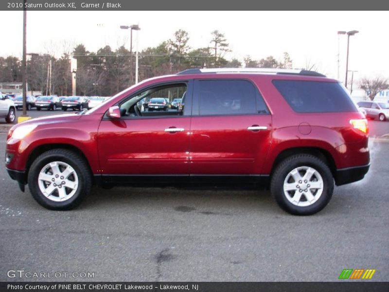 Garnet / Black 2010 Saturn Outlook XE