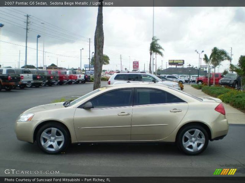 Sedona Beige Metallic / Light Taupe 2007 Pontiac G6 Sedan