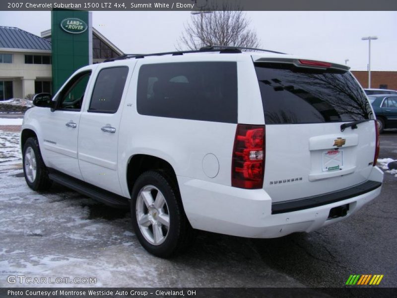 Summit White / Ebony 2007 Chevrolet Suburban 1500 LTZ 4x4