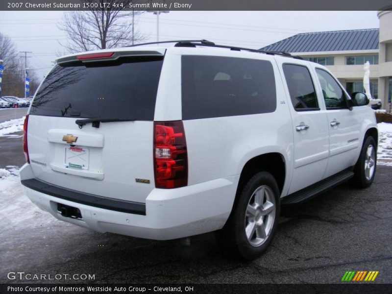 Summit White / Ebony 2007 Chevrolet Suburban 1500 LTZ 4x4