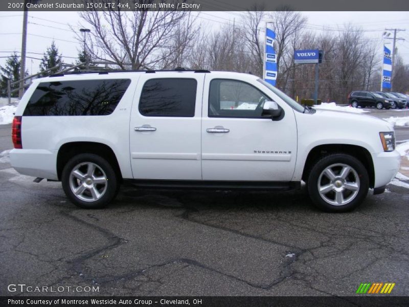 Summit White / Ebony 2007 Chevrolet Suburban 1500 LTZ 4x4