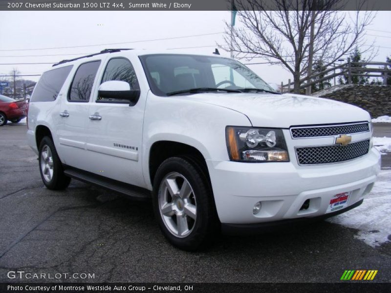 Summit White / Ebony 2007 Chevrolet Suburban 1500 LTZ 4x4