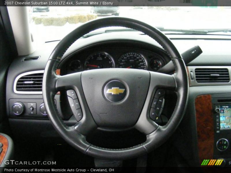 Summit White / Ebony 2007 Chevrolet Suburban 1500 LTZ 4x4
