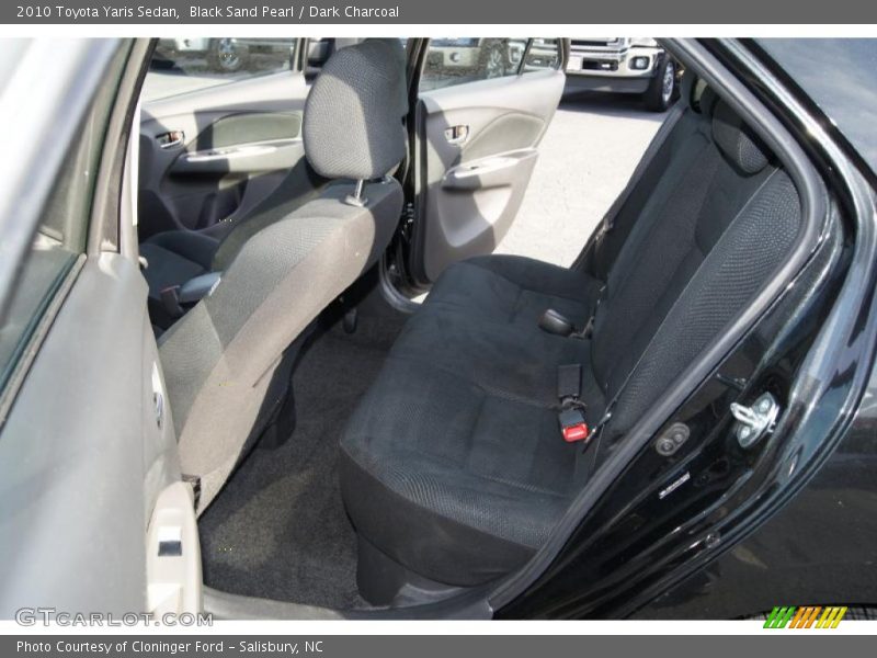 Black Sand Pearl / Dark Charcoal 2010 Toyota Yaris Sedan