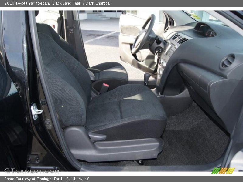 Black Sand Pearl / Dark Charcoal 2010 Toyota Yaris Sedan