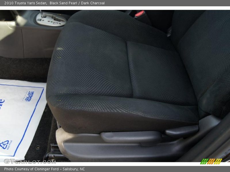 Black Sand Pearl / Dark Charcoal 2010 Toyota Yaris Sedan
