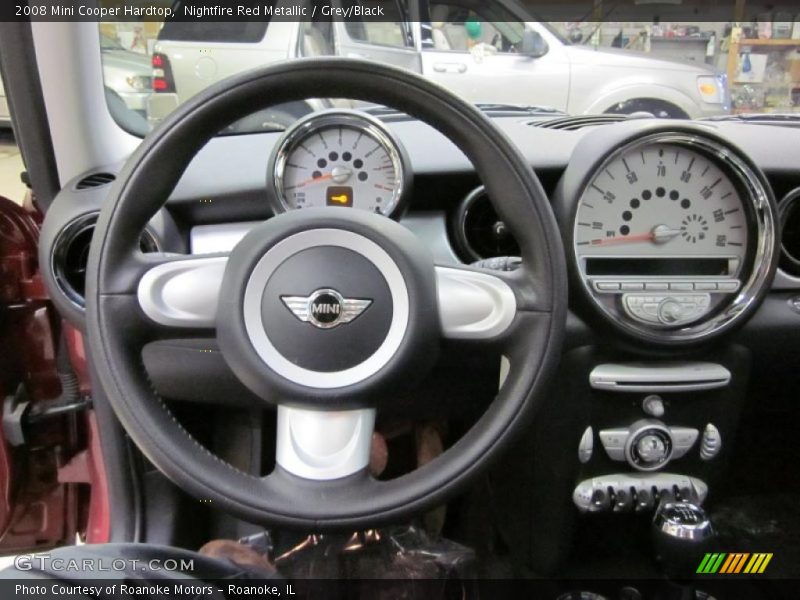 Nightfire Red Metallic / Grey/Black 2008 Mini Cooper Hardtop