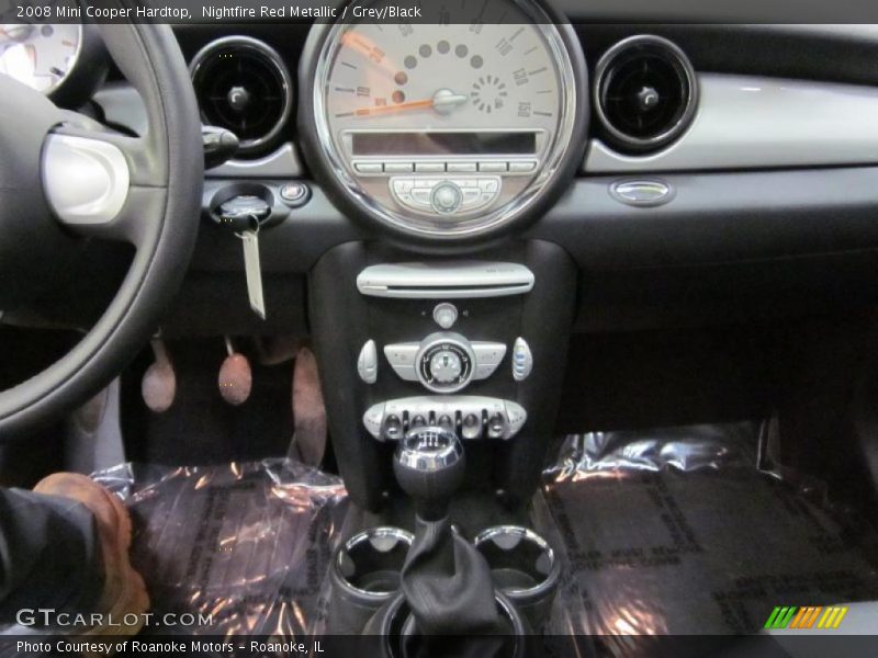 Nightfire Red Metallic / Grey/Black 2008 Mini Cooper Hardtop