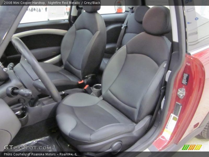 Nightfire Red Metallic / Grey/Black 2008 Mini Cooper Hardtop