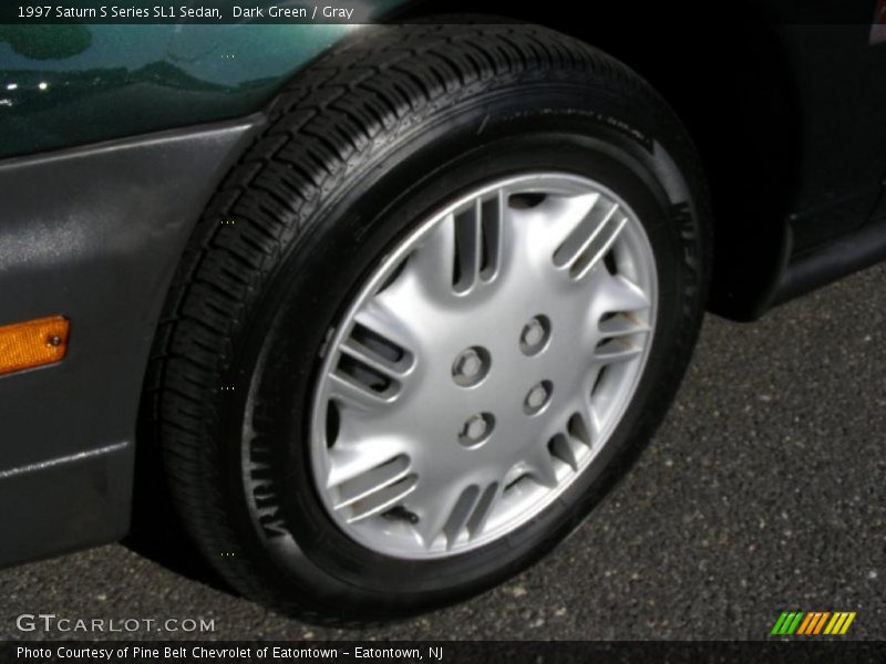 Dark Green / Gray 1997 Saturn S Series SL1 Sedan