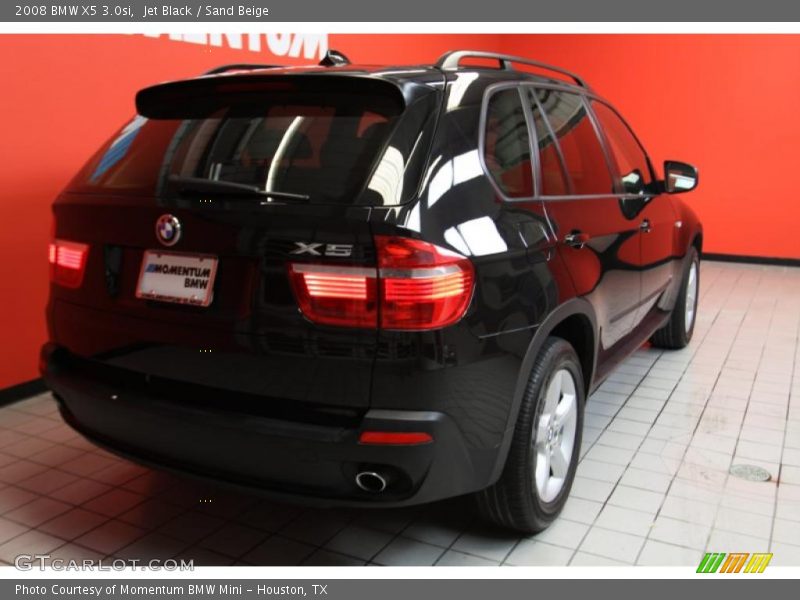 Jet Black / Sand Beige 2008 BMW X5 3.0si