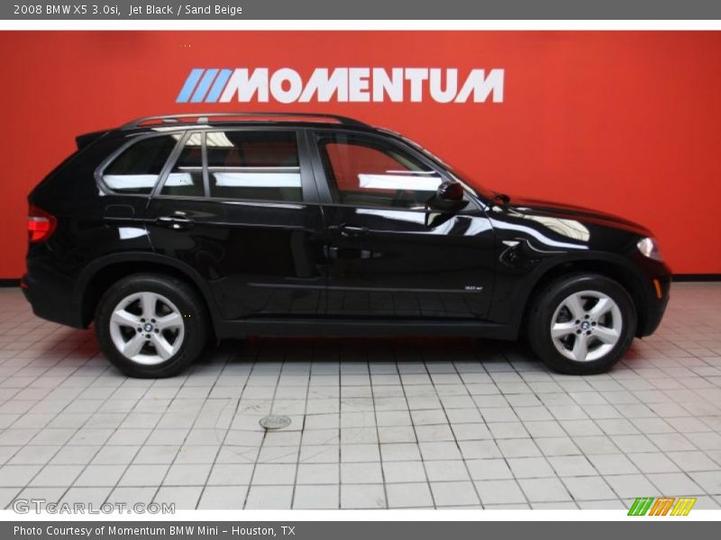 Jet Black / Sand Beige 2008 BMW X5 3.0si