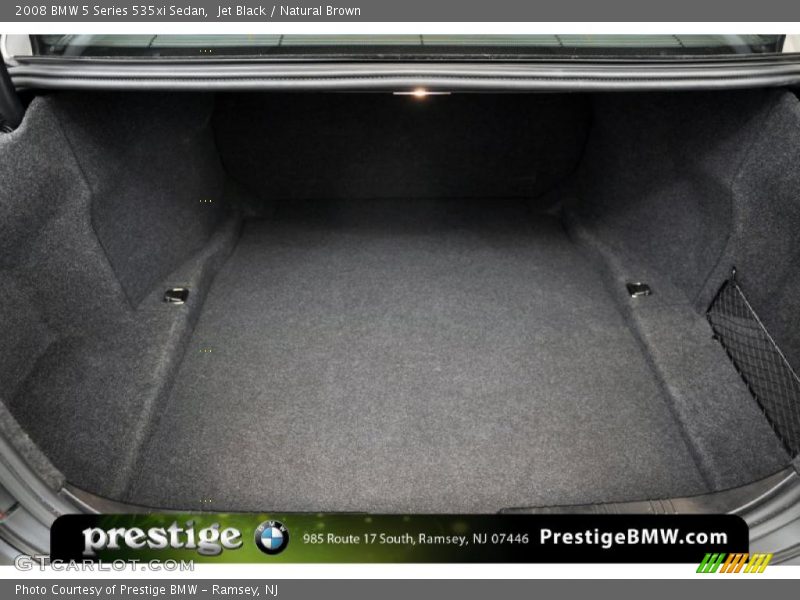 Jet Black / Natural Brown 2008 BMW 5 Series 535xi Sedan