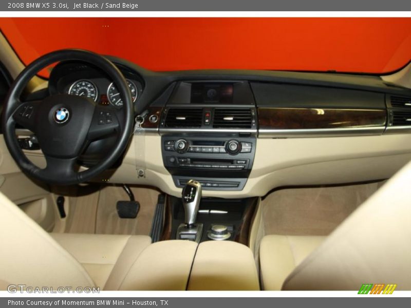Jet Black / Sand Beige 2008 BMW X5 3.0si