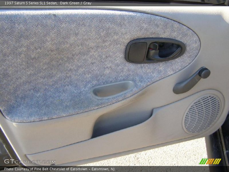 Dark Green / Gray 1997 Saturn S Series SL1 Sedan