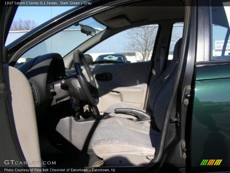 Dark Green / Gray 1997 Saturn S Series SL1 Sedan