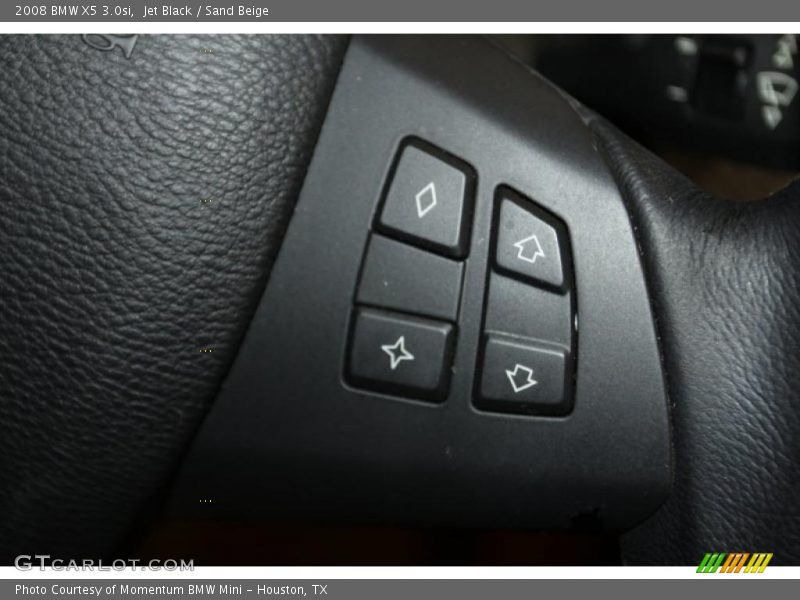 Jet Black / Sand Beige 2008 BMW X5 3.0si