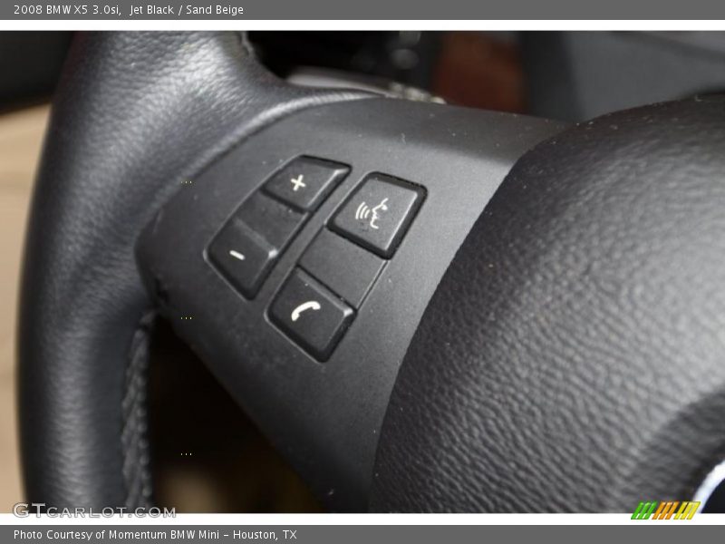 Jet Black / Sand Beige 2008 BMW X5 3.0si