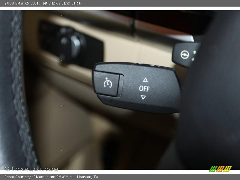 Jet Black / Sand Beige 2008 BMW X5 3.0si