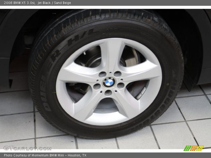 Jet Black / Sand Beige 2008 BMW X5 3.0si