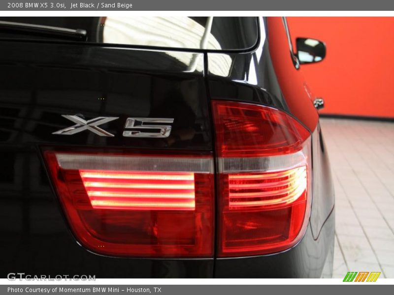 Jet Black / Sand Beige 2008 BMW X5 3.0si