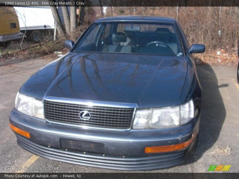 Flint Gray Metallic / Gray 1990 Lexus LS 400