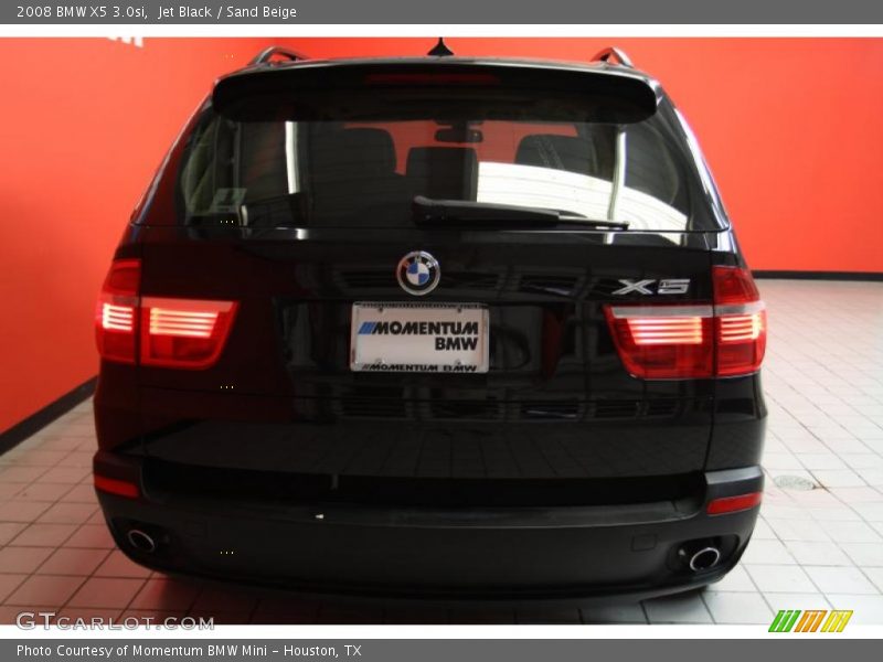 Jet Black / Sand Beige 2008 BMW X5 3.0si