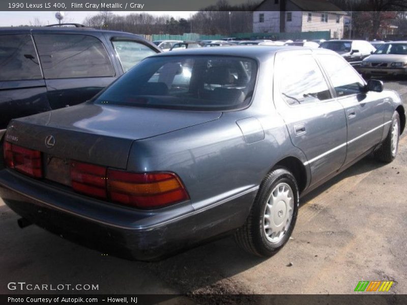 Flint Gray Metallic / Gray 1990 Lexus LS 400