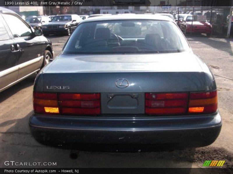 Flint Gray Metallic / Gray 1990 Lexus LS 400