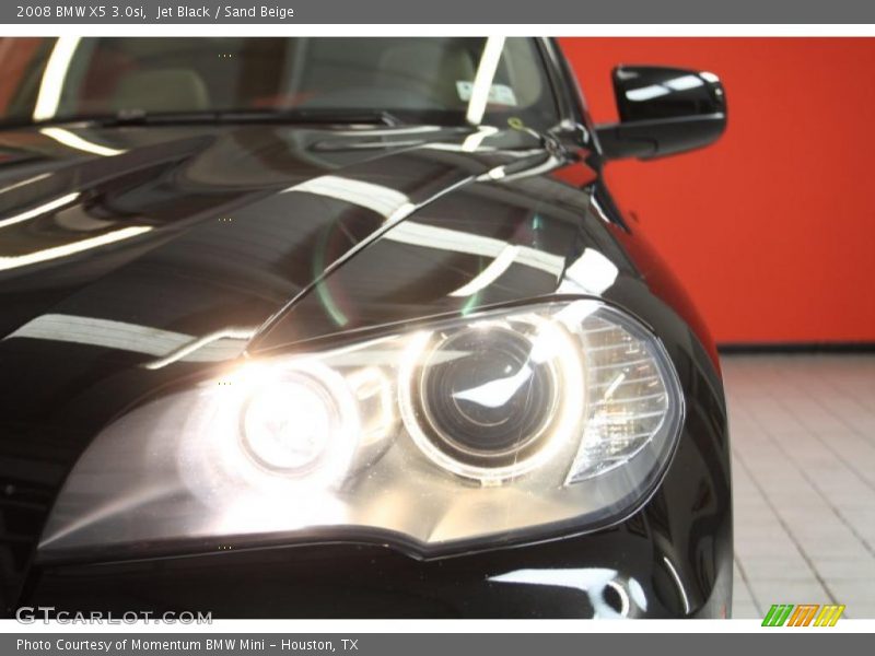 Jet Black / Sand Beige 2008 BMW X5 3.0si