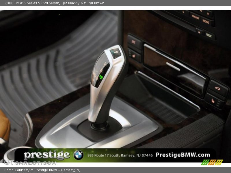 Jet Black / Natural Brown 2008 BMW 5 Series 535xi Sedan