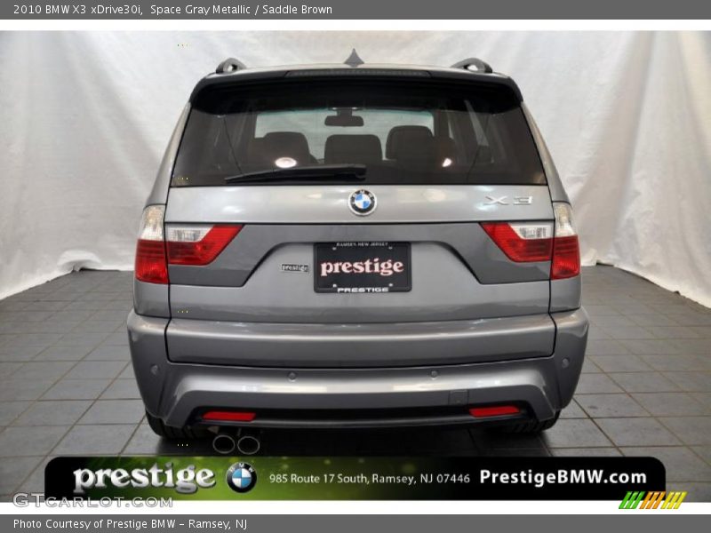 Space Gray Metallic / Saddle Brown 2010 BMW X3 xDrive30i