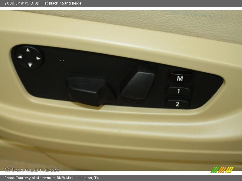 Jet Black / Sand Beige 2008 BMW X5 3.0si