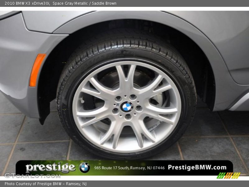 Space Gray Metallic / Saddle Brown 2010 BMW X3 xDrive30i