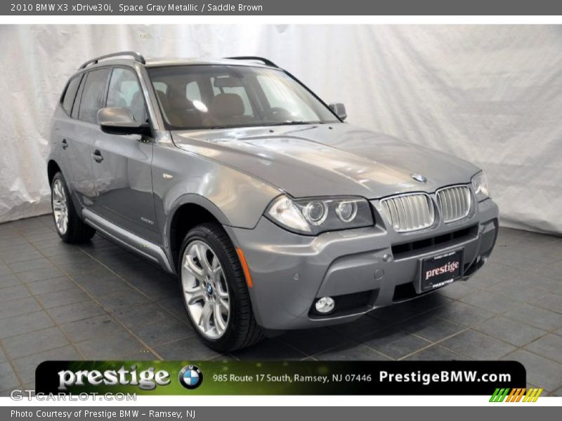 Space Gray Metallic / Saddle Brown 2010 BMW X3 xDrive30i
