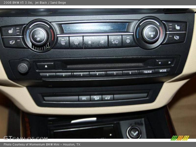 Jet Black / Sand Beige 2008 BMW X5 3.0si