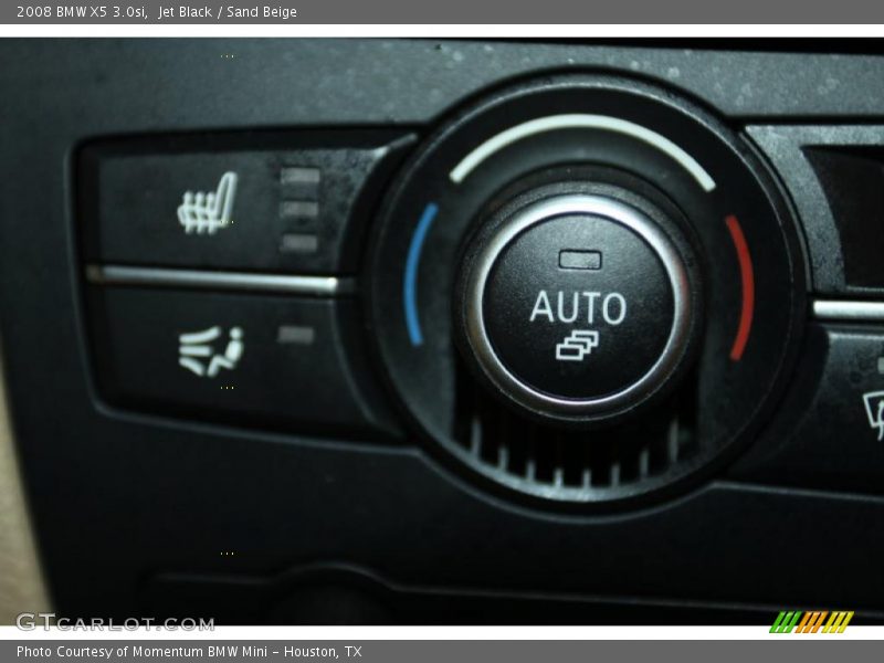 Jet Black / Sand Beige 2008 BMW X5 3.0si
