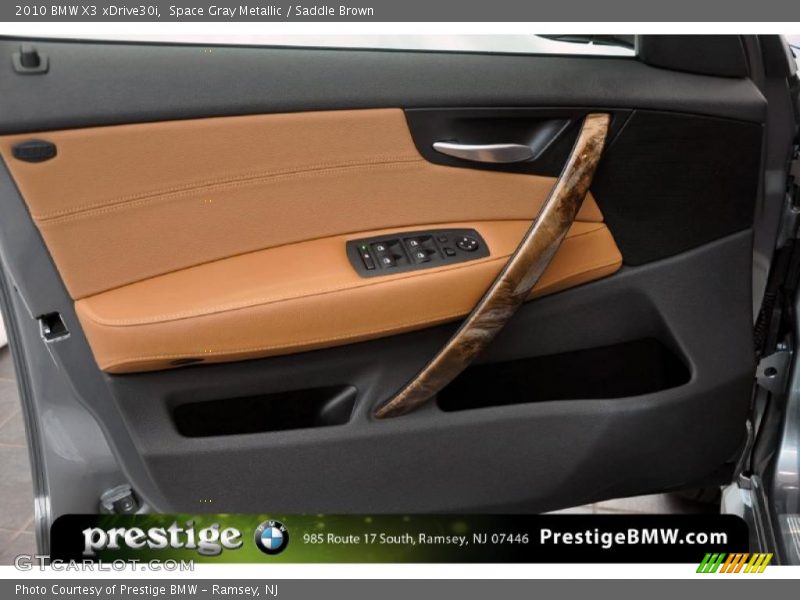 Space Gray Metallic / Saddle Brown 2010 BMW X3 xDrive30i